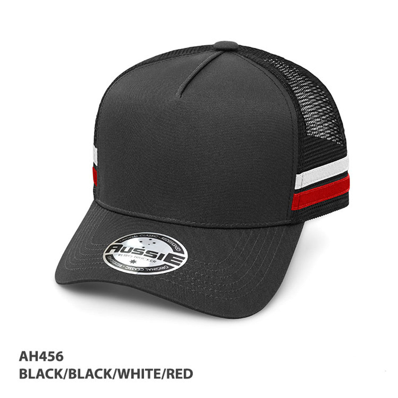 A-FRAME STRIPED TRUCKER CAP [ ONLY IN STORE ]